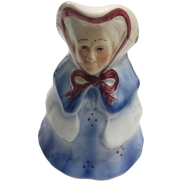Tony Wood Staffordshire Little Old Lady Cream Pitcher EUC - Picture 3 of 7